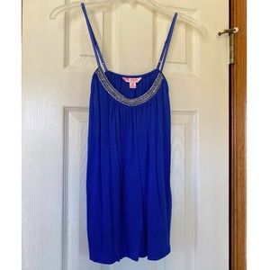 Blue tank top Candies